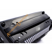 E. Soprani 4 voice 120 bass black piano accordion, MIDI options available